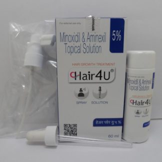 HAIR 4U 5% SPRAY 60 ML Glenmark Pharmaceuticals Ltd