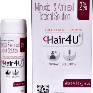 HAIR 4U 2% LOTION 60 ML  Glenmark Pharmaceuticals