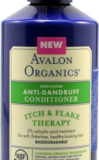 Avalon Organics Medicated Anti Dandruff Conditioner Itch & Flake Therapy    14 fl oz (414ml)