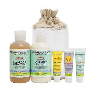 California Baby Calming Newborn 5 Piece Tote    1 Kit