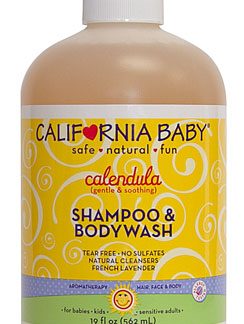 California Baby Shampoo and Body Wash Calendula French Lavender    19 fl oz(562ml)