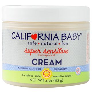 California Baby Super Sensitive  (No Fragrance) Cream    4 oz/113gm