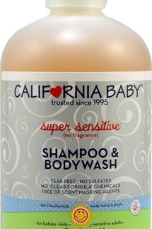 California Baby Super Sensitive  Shampoo and Bodywash No Fragrance    19 fl oz(562ml)