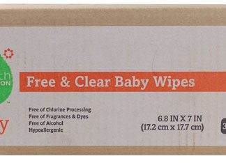 Seventh Generation Free & Clear Baby Wipes Unscented    350 Wipes