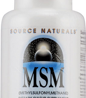 Source Naturals MSM with Vitamin C    750 mg   60 Tablets
