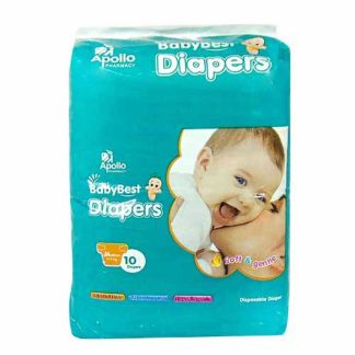 BabyBest Diapers Medium 10's