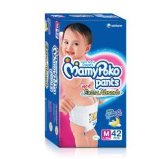 MAMY POKO PANTS DIAPER (MEDIUM) 40 diapers  Unicharm India