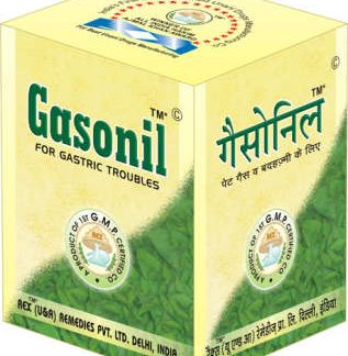 REX GASONIL PILLS 100 tablets  Rex (U&A) Remedies