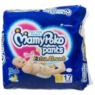 MAMY POKO PANTS DIAPER (SMALL) 17 diapers  Unicharm India