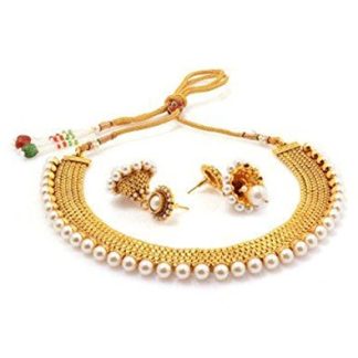 Sukkhi Wedding Collection Jewellery Set for Women (Golden)(2719NGLDPP1250)