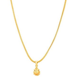 Handicraft Kottage Gold Plated Pendant for Men (Golden) (HK-102-NR)