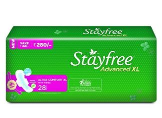 Stayfree Advanced Ultra Comfort XL 28 Pads