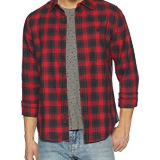 United Colors of Benetton Mens Checkered Slim Fit Casual Shirt