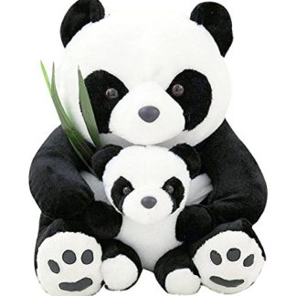 KTC White & Black Baby Panda Teddy Bear (60 Cm)