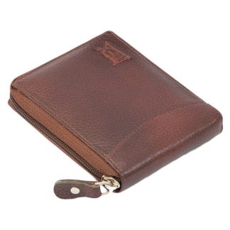Imex Leather Brown Casual Short Wallet