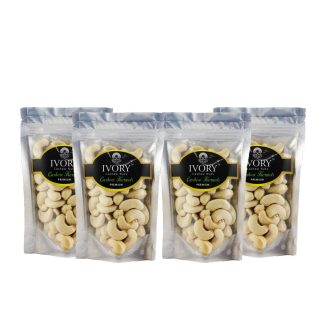 Ivory Roasted Cashew nut (Kaju) 400 gm Pack of 4