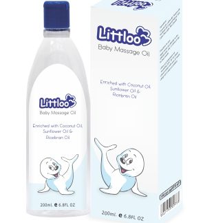 Littloo Bathing Bar with Free Silicone Baby Toothbrush