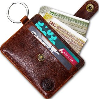 POLLSTAR Leather Brown Formal Traveller Wallet