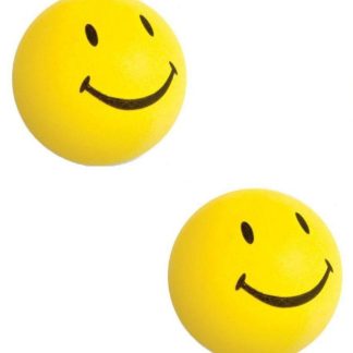 VRV Yellow Smiley Face Ball - Set of 2