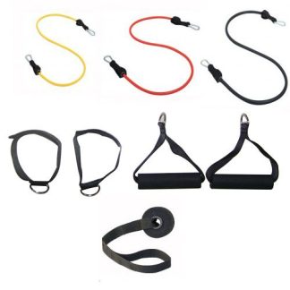 Sahni Sports Resistance Band Kit (Assorted Colors)