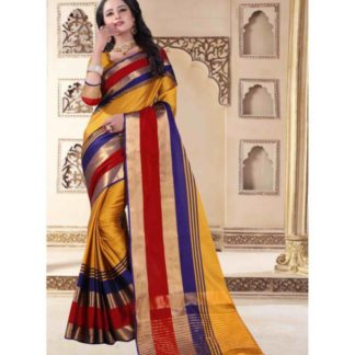 Awesome Multicoloured Art Silk Saree
