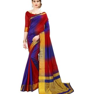 Dressy Blue Kanchipuram Saree