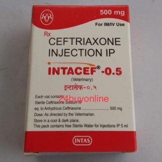 INTACEF PET 500MG INJECTION
