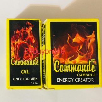 COMMANDO CAPSULE & OIL COMBO PACK