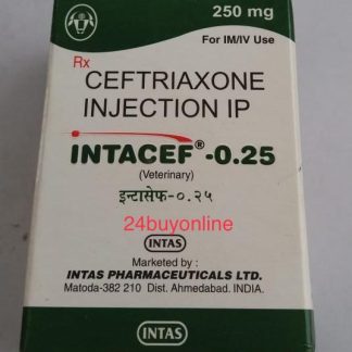 INTACEF 0.25 MG INJECTION