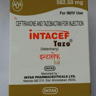 INTACEF TAZO 562.50 MG INJECTION