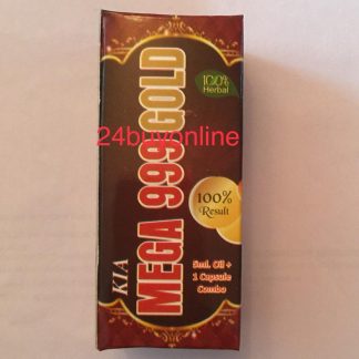 KIA MEGA 999 GOLD 5 ML OIL & 1 CAPSULE PACK 100 % HERBAL