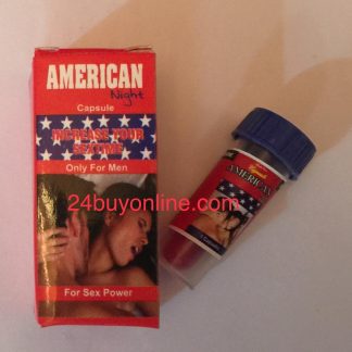 AMERICAN NIGHT CAPSULE INCREASE YOUR SEXTIME ONLY FOR MEN