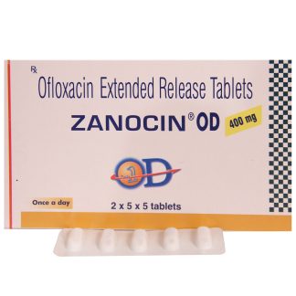 Zanocin OD 400 mg Tablet ER-5 tablet er -Sun Pharmaceutical Industries