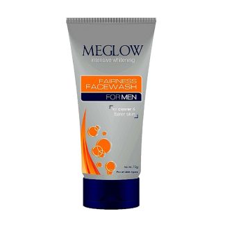 meglow fairness face wash for men