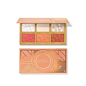 Imagic PROfessional cosmetics Makeup Pallete for women, 6 COLOR HIGHLIGHT,BLUSH AND CONTOUR PALETTE 24.g