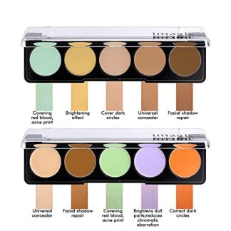 Imagic PROfessional Natural Face Concealer Suit For all Skin Makeup , 5 CAMOUFLAGE PALETTE (02)