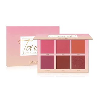 Imagic PROfessional Cosmetic Pro Blusher Palette 42.8g, 6 COLOR TOUCH BLUSH PALETTE
