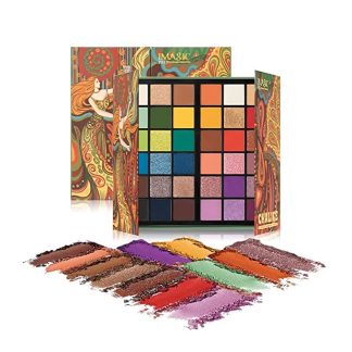 SKINPLUS Imagic Professional cosmetic CHALICE 36 COLOR EYESHADOW PALETTE 30.8 gram, Eyeshadow Matte Shimmer Make up Palette Highly pigmented colorful powder eyeshadow palette