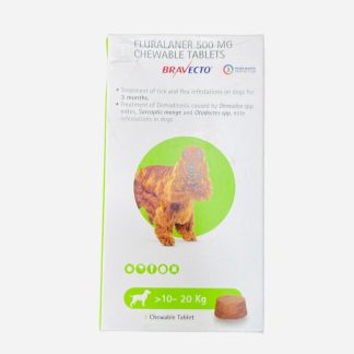 BRAVECTO 10-20 KG CHEWABLE TABLETS