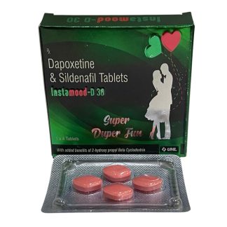 Instamood D 30 mg sildenafil 100mg and dapoxetine 30mg tablets