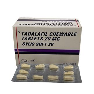 Sylis Soft 20 Tadalafil Chewable Tablets